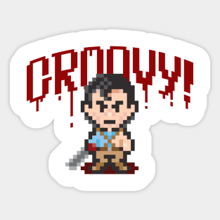 Evil Dead Pixels Sticker